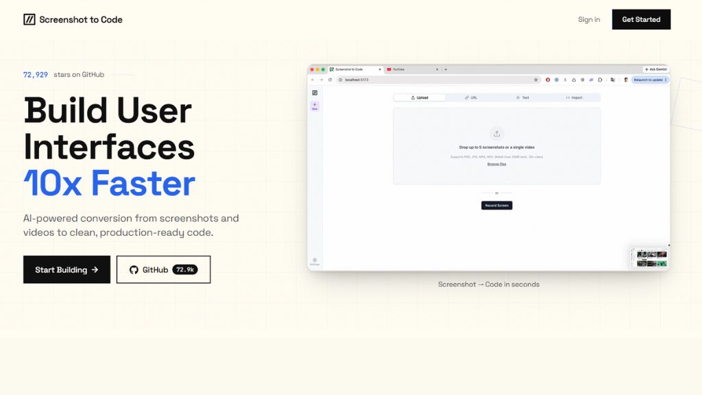 Screenshot-to-Code